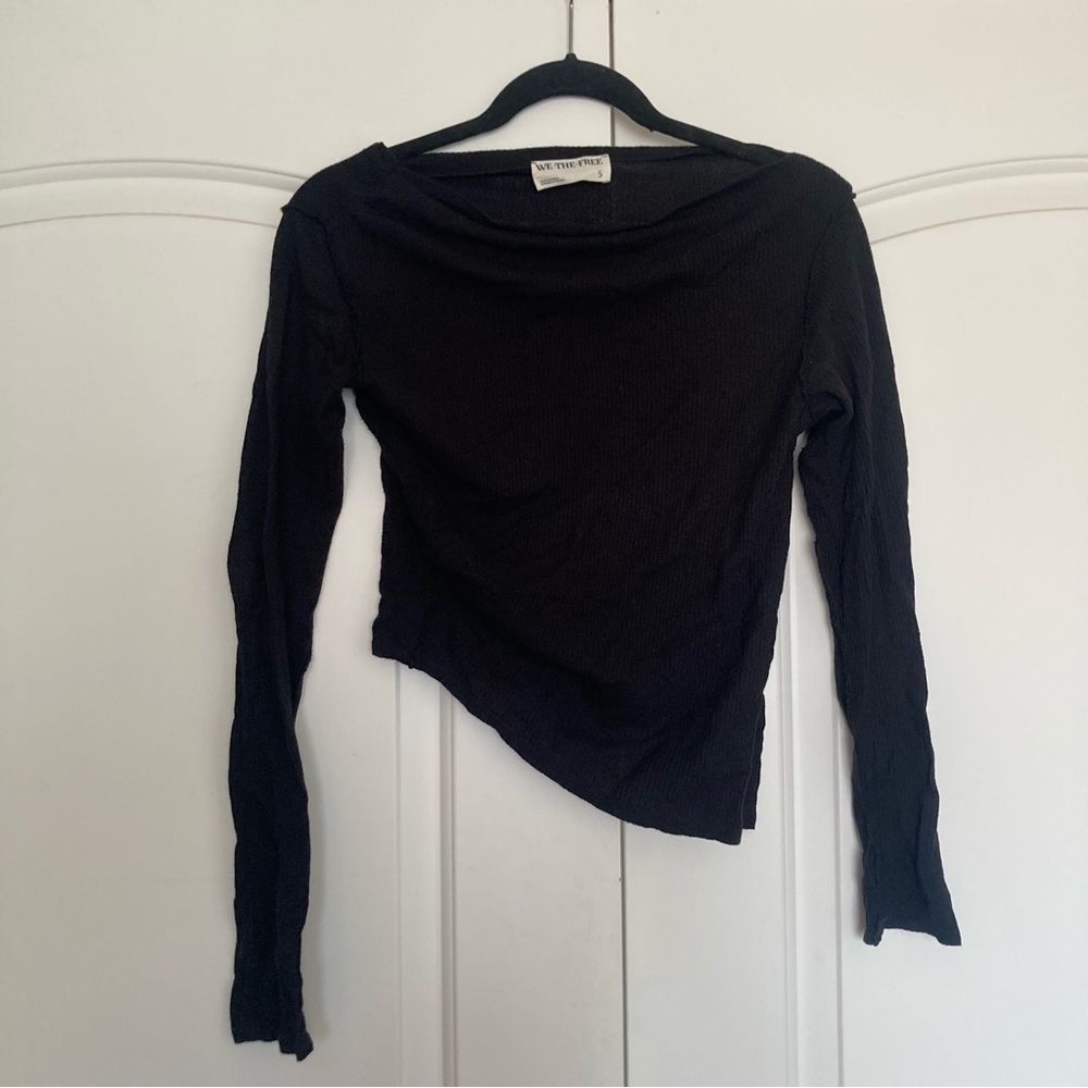 We The Free El Sol Layering Top Long Sleeve Black Sz S